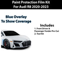 Fits Audi R8 2020 - 2023 Precut Premium Paint Protection Film Clear Bra PPF Decal Film Kit Cover - Bogar Tech Designs