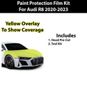 Fits Audi R8 2020 - 2023 Precut Premium Paint Protection Film Clear Bra PPF Decal Film Kit Cover - Bogar Tech Designs