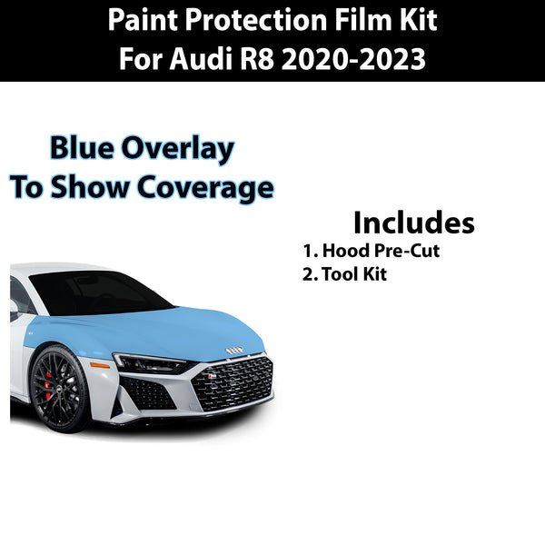 Fits Audi R8 2020 - 2023 Precut Premium Paint Protection Film Clear Bra PPF Decal Film Kit Cover - Bogar Tech Designs