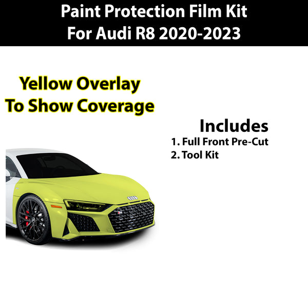 Fits Audi R8 2020 - 2023 Precut Premium Paint Protection Film Clear Bra PPF Decal Film Kit Cover - Bogar Tech Designs