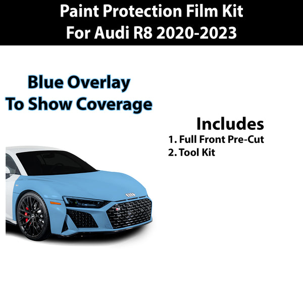 Fits Audi R8 2020 - 2023 Precut Premium Paint Protection Film Clear Bra PPF Decal Film Kit Cover - Bogar Tech Designs
