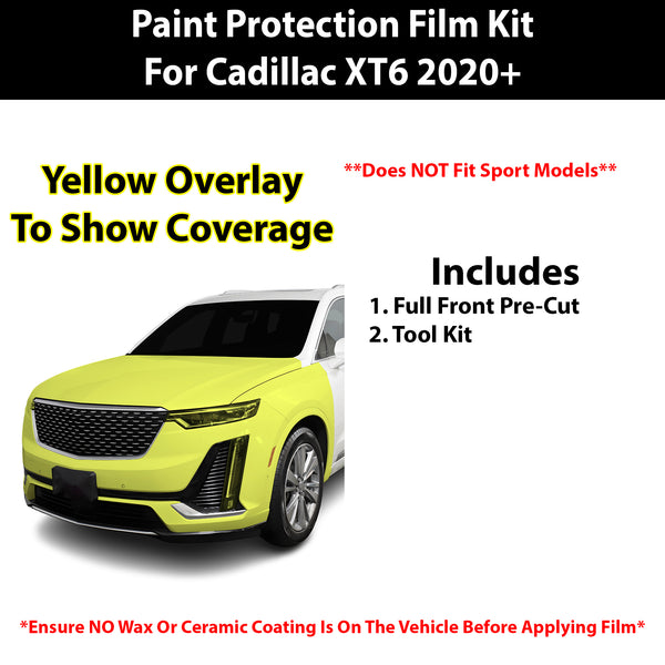 Fits Cadillac XT6 2020+ Precut Premium Paint Protection Film Clear Bra PPF Decal Film Kit Cover - Bogar Tech Designs