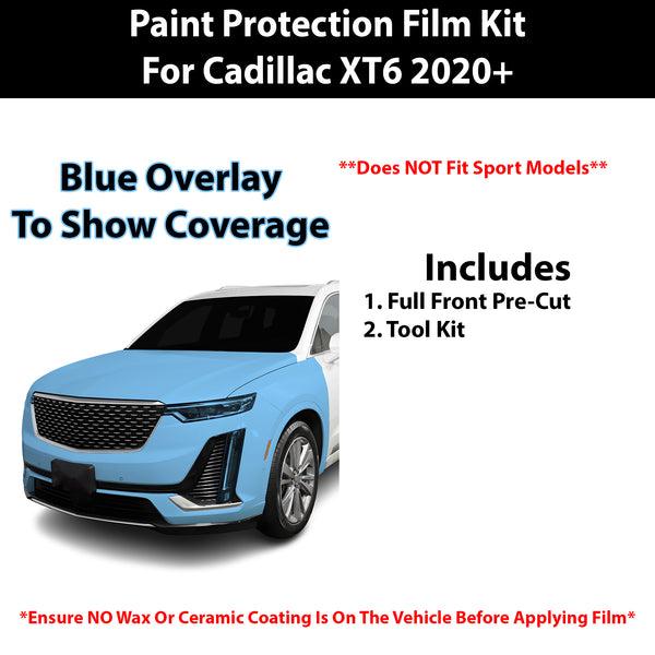 Fits Cadillac XT6 2020+ Precut Premium Paint Protection Film Clear Bra PPF Decal Film Kit Cover - Bogar Tech Designs