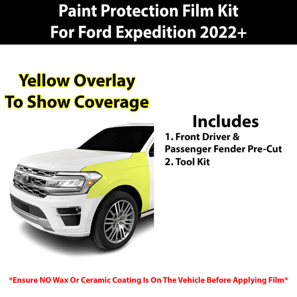 Precut Premium Paint Protection Film Clear Bra PPF Decal Film Kit Cover Fits Ford Expedition 2022 - 2024 - Bogar Tech Designs