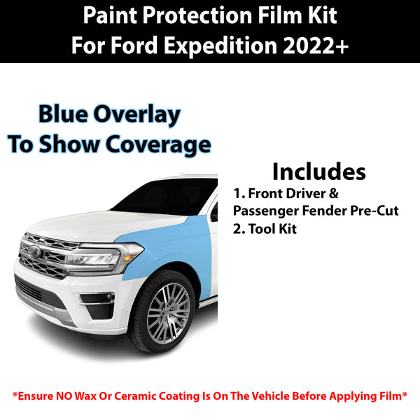 Precut Premium Paint Protection Film Clear Bra PPF Decal Film Kit Cover Fits Ford Expedition 2022 - 2024 - Bogar Tech Designs