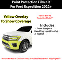 Precut Premium Paint Protection Film Clear Bra PPF Decal Film Kit Cover Fits Ford Expedition 2022 - 2024 - Bogar Tech Designs