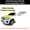 Precut Premium Paint Protection Film Clear Bra PPF Decal Film Kit Cover Fits Ford Expedition 2022 - 2024 - Bogar Tech Designs