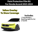 Precut Premium Paint Protection Film Clear Bra PPF Decal Film Kit Cover Fits Honda Accord 2023 - 2024 - Bogar Tech Designs