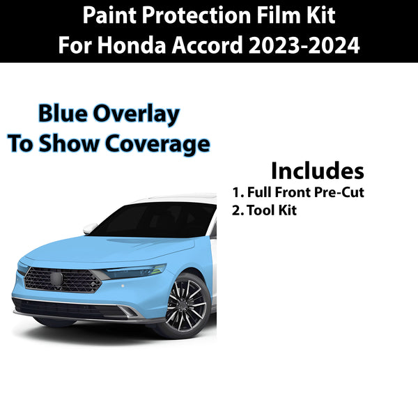 Precut Premium Paint Protection Film Clear Bra PPF Decal Film Kit Cover Fits Honda Accord 2023 - 2024 - Bogar Tech Designs
