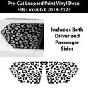 Animal Leopard Cheetah Cow Window Vinyl Decal Stickers Fits Lexus GX 2018 - 2023 - Bogar Tech Designs