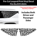 Fits KIA EV9 2024+ Animal Leopard Cheetah Cow Window Vinyl Decal Stickers - Bogar Tech Designs