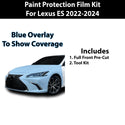 Precut Premium Paint Protection Film Clear Bra PPF Decal Film Kit Cover Fits Lexus ES 300 350 2022 2023 2024 - Bogar Tech Designs