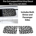 Fits Lexus GX 2024+ Animal Leopard Cheetah Cow Window Vinyl Decal Stickers - Bogar Tech Designs