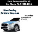 Precut Premium Paint Protection Film Clear Bra PPF Decal Film Kit Cover Fits Mazda Cx - 5 2022 - 2024 - Bogar Tech Designs