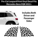 Fits Mercedes - Benz EQB 2022+ Animal Leopard Cheetah Cow Window Vinyl Decal Stickers - Bogar Tech Designs