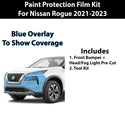 Fits Nissan Rogue 2021 - 2023 Precut Premium Paint Protection Film Clear Bra PPF Decal Film Kit Cover - Bogar Tech Designs
