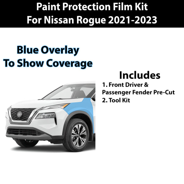 Fits Nissan Rogue 2021 - 2023 Precut Premium Paint Protection Film Clear Bra PPF Decal Film Kit Cover - Bogar Tech Designs