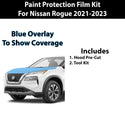 Fits Nissan Rogue 2021 - 2023 Precut Premium Paint Protection Film Clear Bra PPF Decal Film Kit Cover - Bogar Tech Designs
