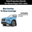 Fits Nissan Rogue 2021 - 2023 Precut Premium Paint Protection Film Clear Bra PPF Decal Film Kit Cover - Bogar Tech Designs