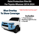Fits Toyota 4Runner 2014+ Precut Premium Paint Protection Film Clear Bra PPF Decal Film Kit Cover - Bogar Tech Designs