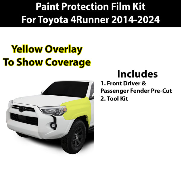 Fits Toyota 4Runner 2014+ Precut Premium Paint Protection Film Clear Bra PPF Decal Film Kit Cover - Bogar Tech Designs