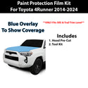 Fits Toyota 4Runner 2014+ Precut Premium Paint Protection Film Clear Bra PPF Decal Film Kit Cover - Bogar Tech Designs