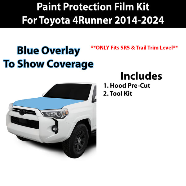 Fits Toyota 4Runner 2014+ Precut Premium Paint Protection Film Clear Bra PPF Decal Film Kit Cover - Bogar Tech Designs