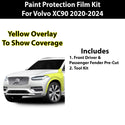 Precut Premium Paint Protection Film Clear Bra PPF Decal Film Kit Cover Fits Volvo XC90 2020 - 2024 - Bogar Tech Designs