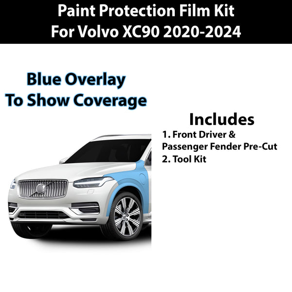 Precut Premium Paint Protection Film Clear Bra PPF Decal Film Kit Cover Fits Volvo XC90 2020 - 2024 - Bogar Tech Designs