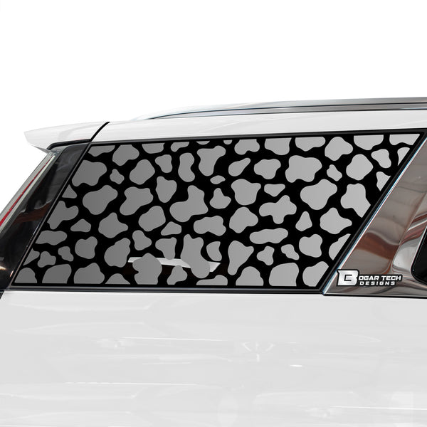 Animal Leopard Cheetah Cow Window Vinyl Decal Stickers Fits Cadillac Escalade 2021 - 2023 - Bogar Tech Designs