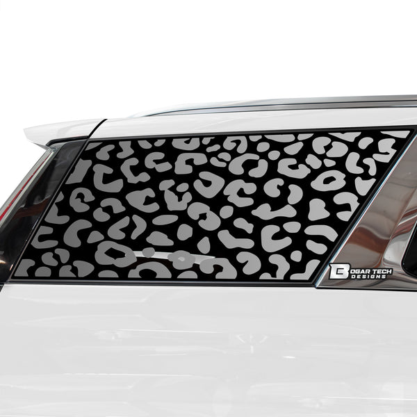 Animal Leopard Cheetah Cow Window Vinyl Decal Stickers Fits Cadillac Escalade 2021-2026