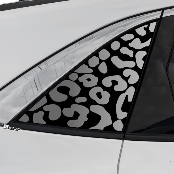 Animal Leopard Cheetah Cow Window Vinyl Decal Stickers Fits Ford Escape 2020 - 2024 - Bogar Tech Designs