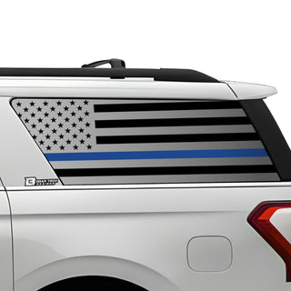 American Flag Window Vinyl Decal Stickers Fits Ford Expedition 2018 - 2024 - Bogar Tech Designs