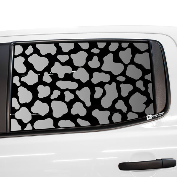 Animal Leopard Cow Paw Heart Window Vinyl Decal Stickers Fits Ford Ranger 2019 - 2023 - Bogar Tech Designs