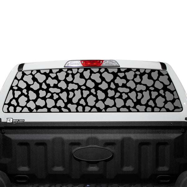 Animal Leopard Cheetah Rear Window Windshield Vinyl Decal Stickers Fits Ford Ranger 2019 - 2023 - Bogar Tech Designs