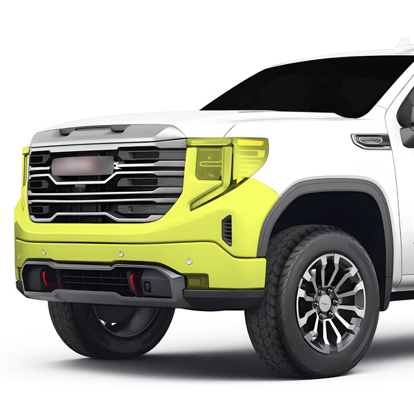 Fits GMC Sierra 2022+ Precut Premium Paint Protection Film Clear Bra PPF Decal Film Kit Cover - Bogar Tech Designs