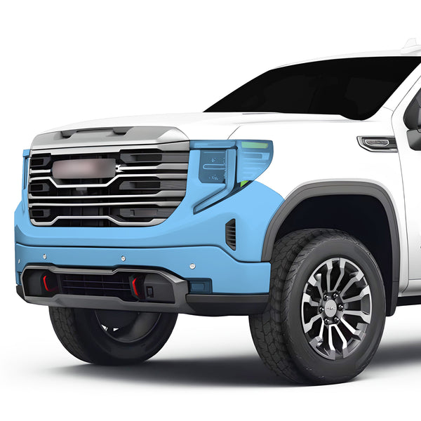 Fits GMC Sierra 2022+ Precut Premium Paint Protection Film Clear Bra PPF Decal Film Kit Cover - Bogar Tech Designs