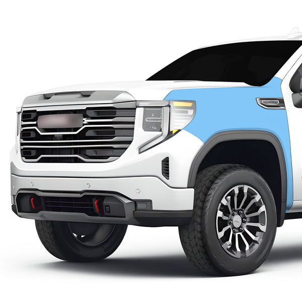 Fits GMC Sierra 2022+ Precut Premium Paint Protection Film Clear Bra PPF Decal Film Kit Cover - Bogar Tech Designs