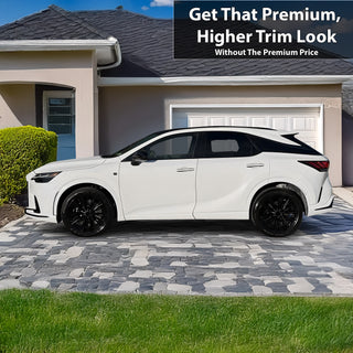 Vinyl Wrap Chrome Delete Grille Side Window Blackout Decal Stickers Overlay Film Fits Lexus RX 2023 - 2025 - Bogar Tech Designs
