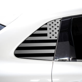 Quarter Window American Flag Vinyl Decal Stickers Fits Honda HR - V 2023 - Bogar Tech Designs