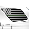 Quarter Window American Flag Vinyl Decal Stickers Fits Honda Pilot 2023 - 2025 - Bogar Tech Designs