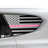 American Flag Rear Quarter Window Vinyl Decal Stickers Fits Hyundai Santa Fe 2019 - 2023 - Bogar Tech Designs