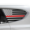 American Flag Rear Quarter Window Vinyl Decal Stickers Fits Hyundai Santa Fe 2019 - 2023 - Bogar Tech Designs