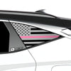 American Flag Rear Quarter Window Vinyl Decal Stickers Fits Hyundai Tucson 2022 - 2025 - Bogar Tech Designs
