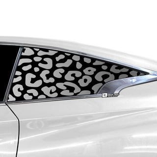 Animal Leopard Cheetah Cow Window Vinyl Decal Stickers Fits Infiniti Q60 2017 - 2022 - Bogar Tech Designs