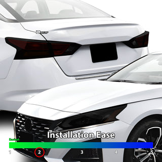 Full Headlight Taillight Precut Smoked PPF Tint Kit Film Overlay Fits Nissan Altima 2019 - 2025 - Bogar Tech Designs
