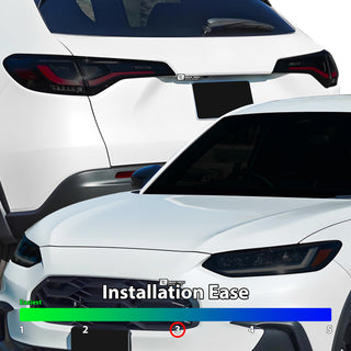 Full Headlight Taillight Precut Smoked PPF Tint Kit Film Overlay Fits Honda HR - V 2023 - 2025 - Bogar Tech Designs