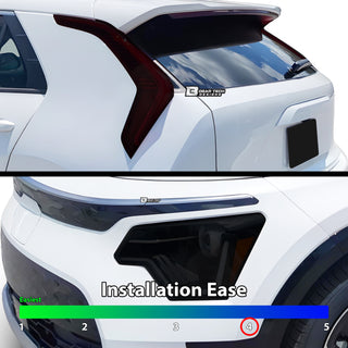 Full Headlight Taillight Precut Smoked PPF Tint Kit Film Overlay Fits Kia Niro 2023 - 2025 - Bogar Tech Designs