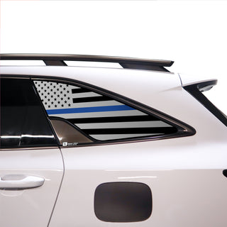 American Flag Rear Quarter Window Vinyl Decal Stickers Fits Kia Sorento 2021 - 2025 - Bogar Tech Designs