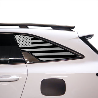 American Flag Rear Quarter Window Vinyl Decal Stickers Fits Kia Sorento 2021-2023